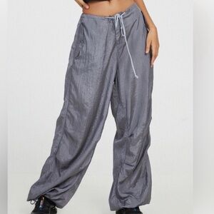 Motel Parachute Baggy Cargo Pants. Size M